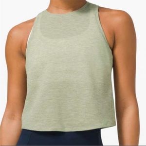 Lululemon Run and Train Razorback Green Tee